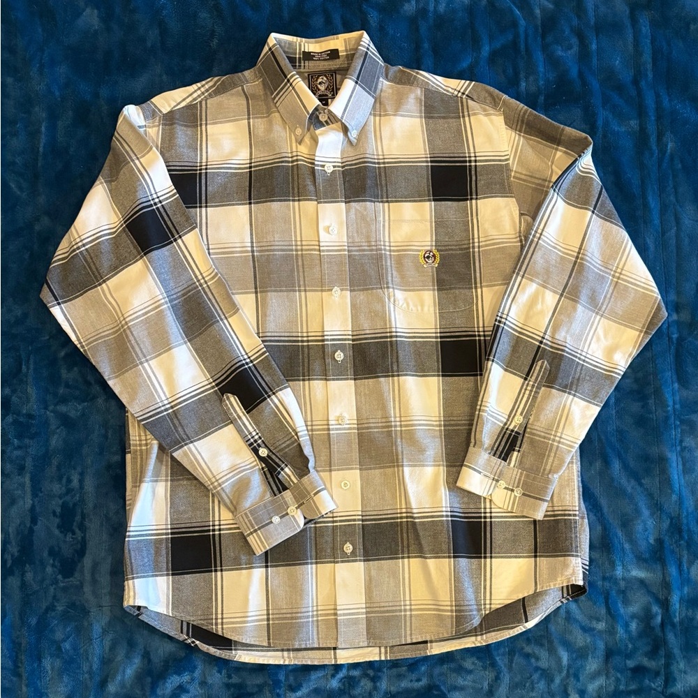 47. Cinch Men's Plaid Button-Down Rodeo Shirt, Size M - Picture 1 of 4